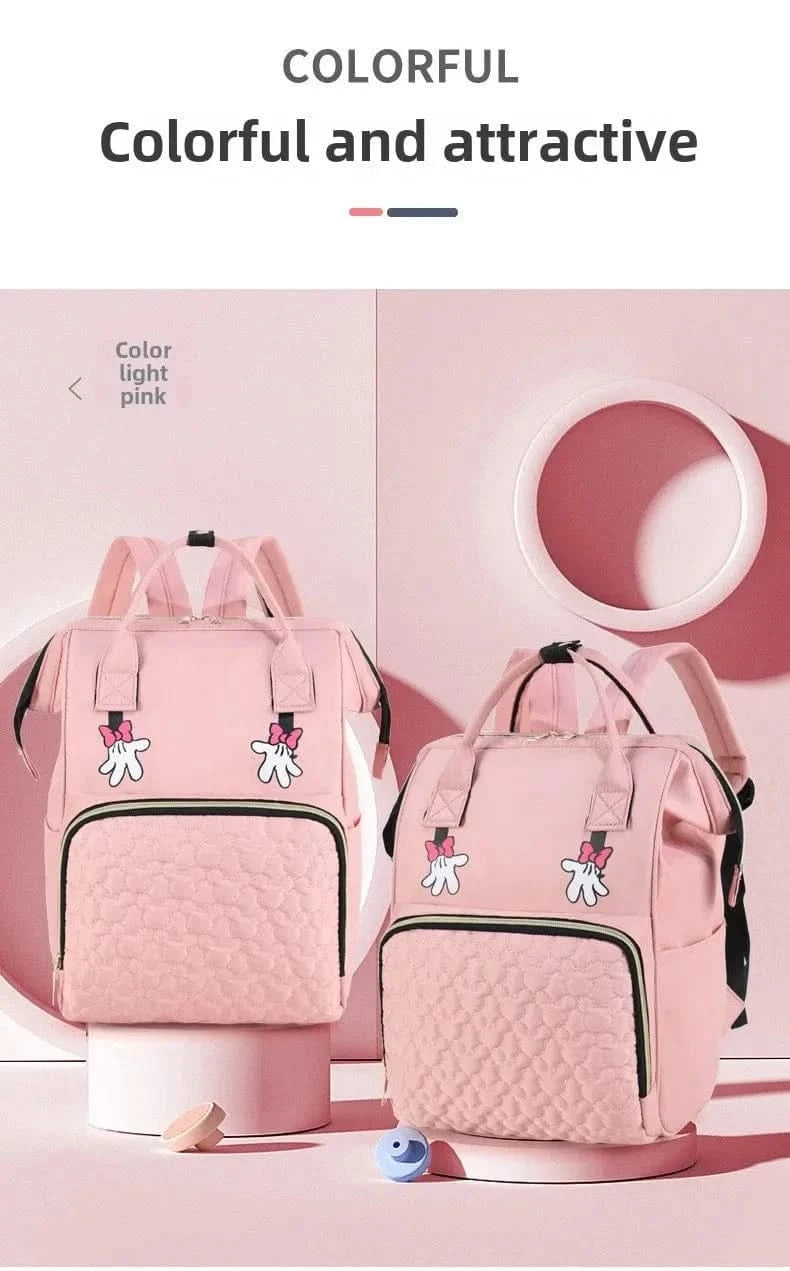 WOW GOODS !! Baby & Child Personalized Name Mommy Bag Multi-functional Double Shoulder Storage Diaper Backpack for Outdoor Traveling Mom Gift