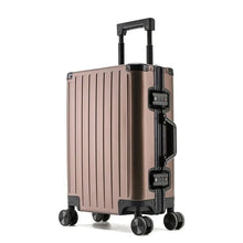 Large Capacity Durable Luggage for Men and Women, Aluminum, Carry-On, Boarding, Travel, New, 20, 24, 26, 28