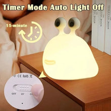 4348 WC VIP Baby & Child white style Slug Night Light with Touch Sensor | Squishy Silicone Soft Night Lamp | Adorable Animal Bedside Light for Bedroom