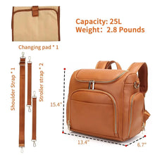 4348 WC VIP Luggage Bag 7-in-1 Baby Diaper Bag w/Swag | Spacious Travel Backpack & Stroller Bag with Changing Pad