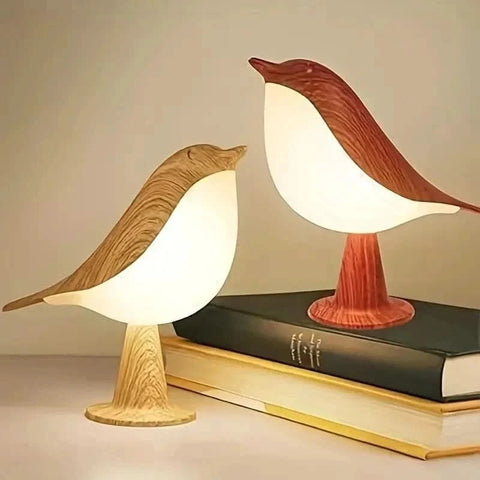 WOW GOODS !! Home & Garden 3 Colors Magpie Bird Night Lights Dimmable Charging LED Touch  Controlled Lamp Aromatherapy Decoration Atmosphere Desk Lighting