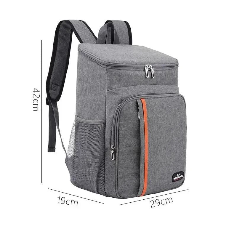 1pc Shoulder Insulation Bag Multifunctional Outdoor Picnic Insulation Fresh-keeping Backpack Leak-proof Ice BagTravel Essentials