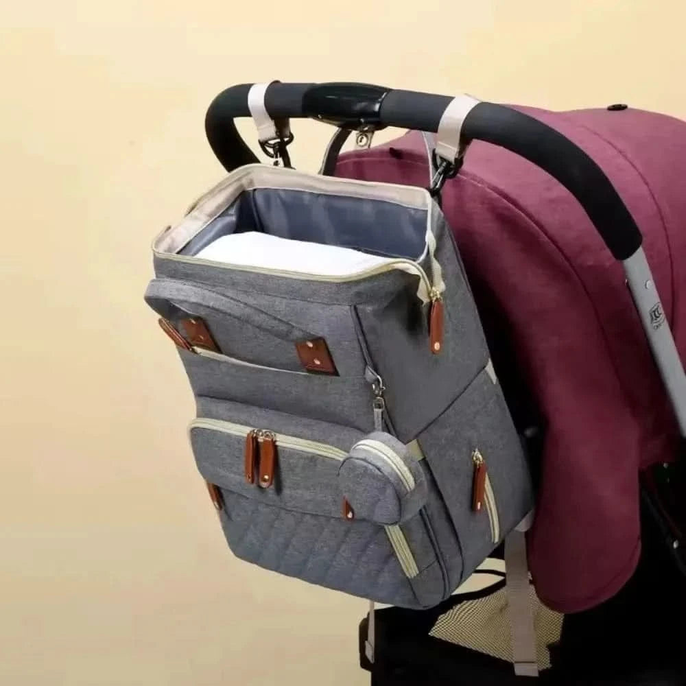 WOW GOODS !! Baby & Child Baby diaper backpack toddler diaper backpack with diaper changing pad mom and dad travel large capacity backpack baby bag