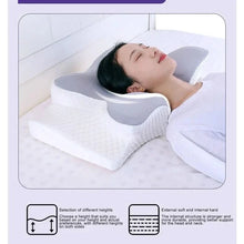 x Orthopedic Memory Foam Pillow – Butterfly Shape for Neck Support