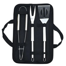 9pcs Portable BBQ tool Kit Outdoor Grill barbecue set Barbecue Set Spatula Clip Skewer With Storage Cloth Bag Grilling Tools