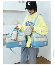 WOW GOODS !! Baby & Child 5pcs/set Baby Diaper Bag Multifunctional Portable Travel Nappy Feeding Bottle Organizer Bags Large Capacity Mummy Shoulder Bag