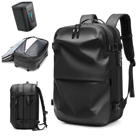 4348 WC VIP Luggage Bag Men Travel Backpack vacuum compression 17 inch Laptop Business Large Capacity school Backpack Expanded outdoors Hiking backpack