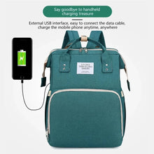 WOW GOODS !! Baby & Child Folding Mommy Bag Lightweight Portable Folding Crib Bed Large-capacity Baby Backpack Female Mommy Outting Bag Mummy Bag