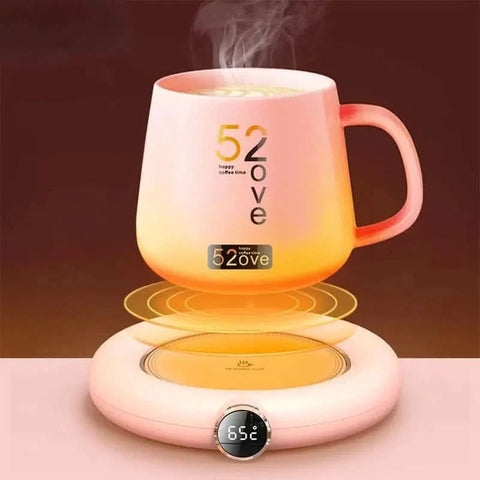 4348 WC VIP Household Appliances SB Cup Warmer: Portable, 3-Gear Thermostatic Heating Coaster