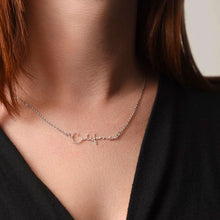 ShineOn Fulfillment Jewelry To My Bold & Brilliant Daughter Custom Name Necklace, Daughter Gift From Dad, Mom, Daughter Jewelry, With Message Card And Gift Box