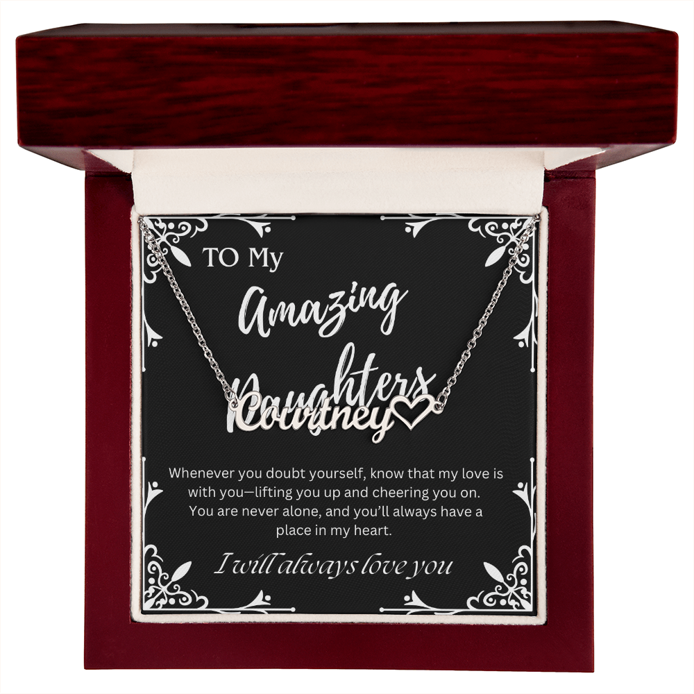 To My Amazing Daughter Custom Necklace