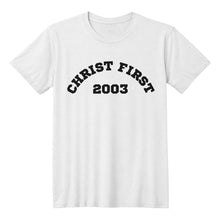 ShineOn Fulfillment Apparel White / XS Timeless Tees: Christ First 2003 Custom Date of Repentance Unisex