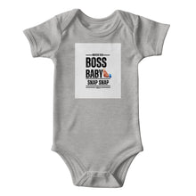 ShineOn Fulfillment Baby & Child Grey / 12M BOSS BABY/ WATCH THIS / SNAP SNAP BLACK LETTER