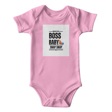 ShineOn Fulfillment Baby & Child Pink / 12M BOSS BABY/ WATCH THIS / SNAP SNAP BLACK LETTER