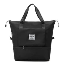 4348 WC VIP Luggage Bag Black Foldable Travel Bag