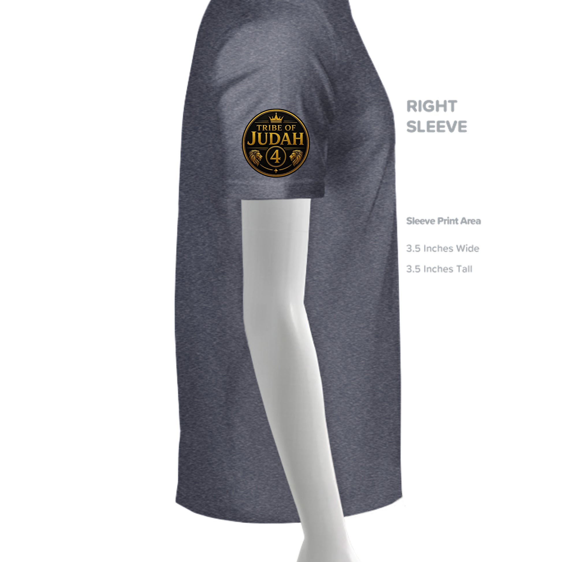 HEATHER NAVY - G200 - SLEEVE_RIGHT
