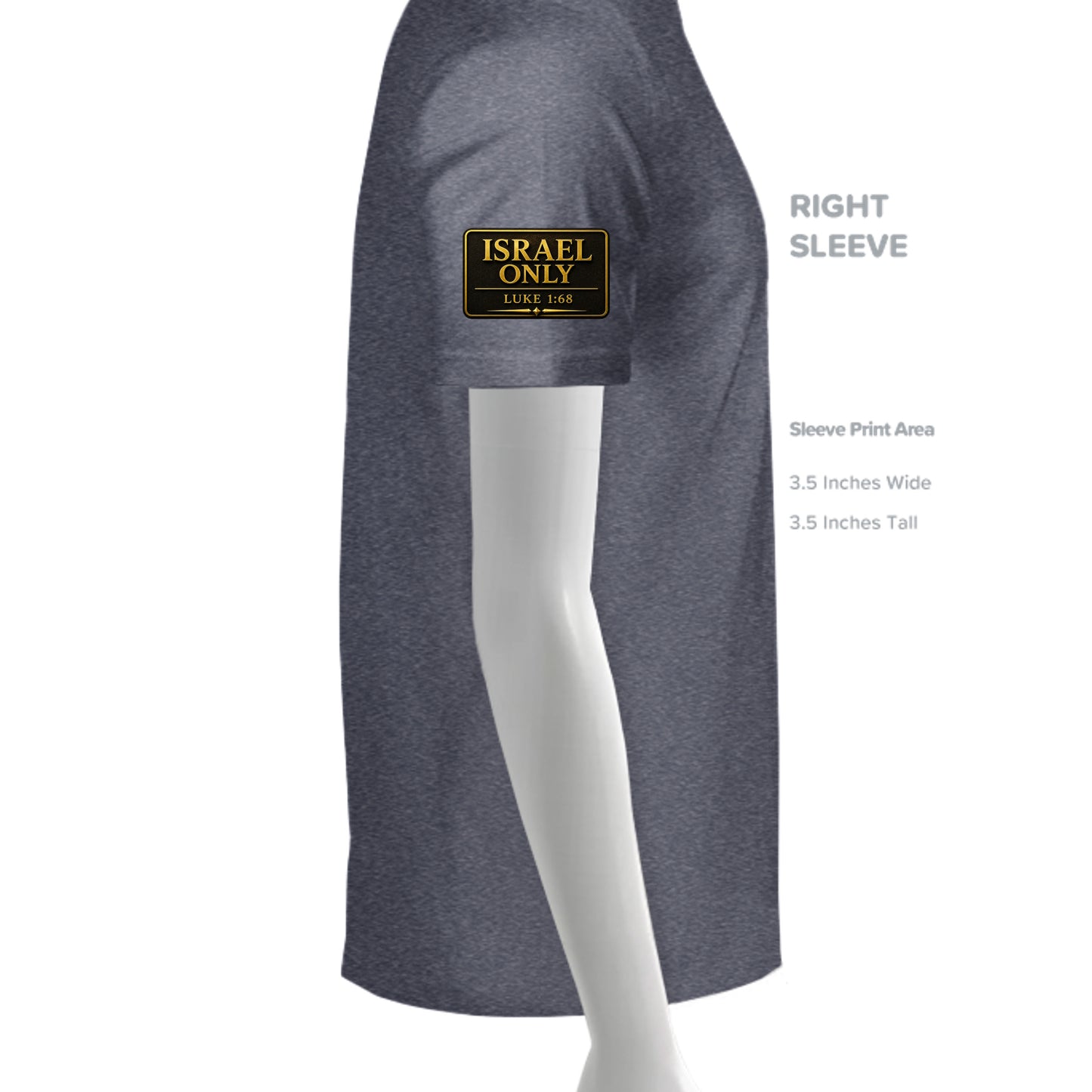 HEATHER NAVY - G200 - SLEEVE_RIGHT