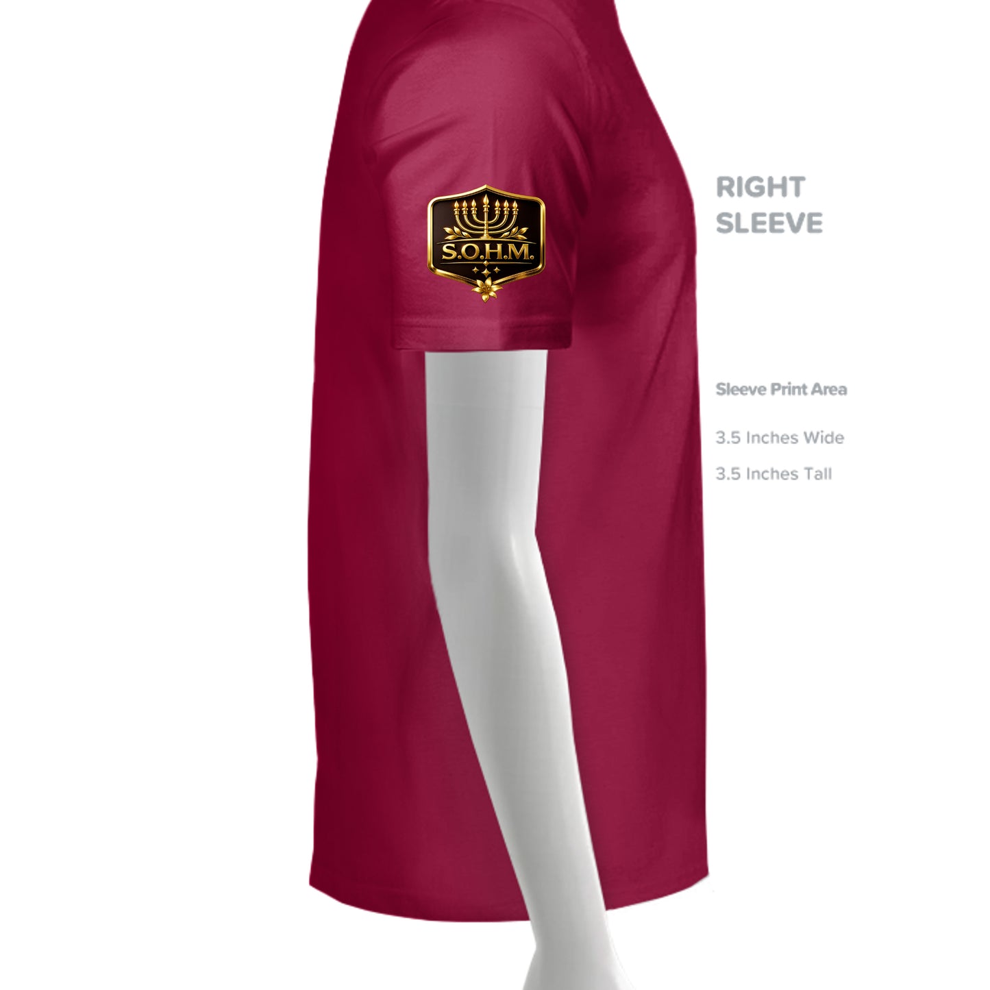 CARDINAL RED - G200 - SLEEVE_RIGHT