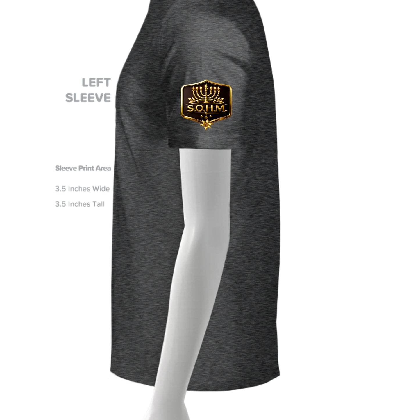 DARK HEATHER - G200 - SLEEVE_LEFT