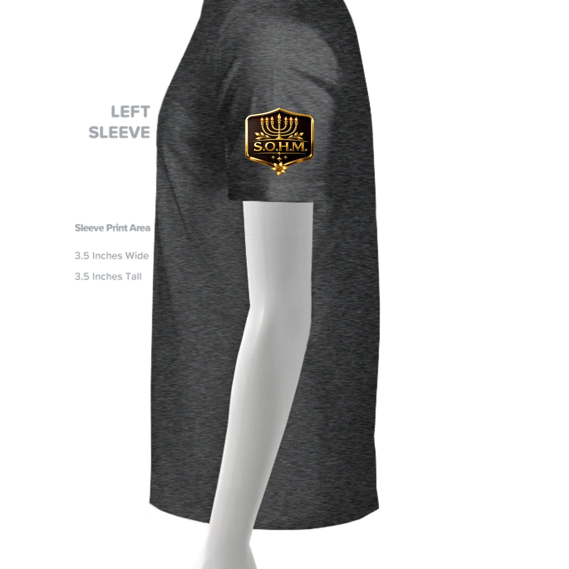 DARK HEATHER - G200 - SLEEVE_LEFT
