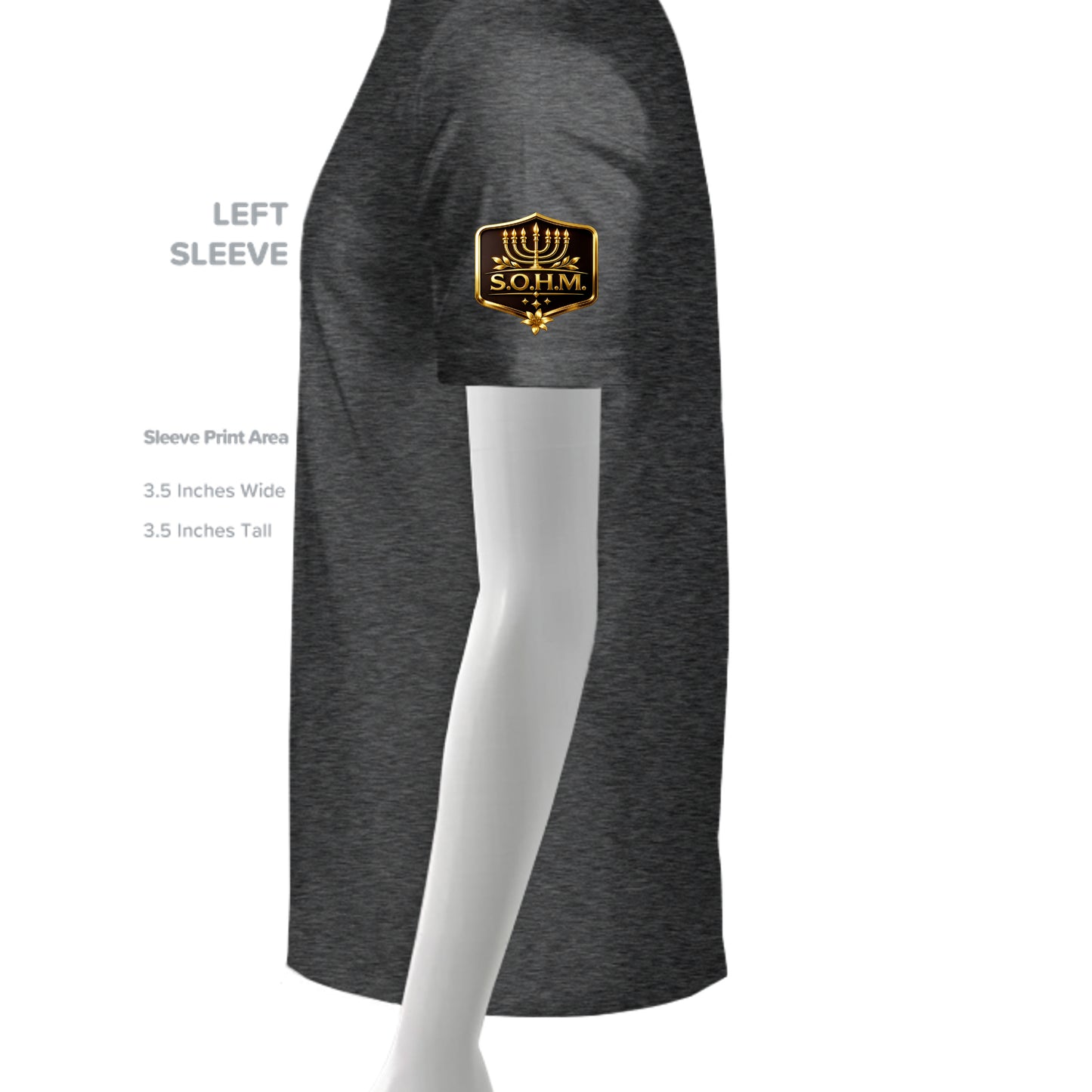 DARK HEATHER - G200 - SLEEVE_LEFT