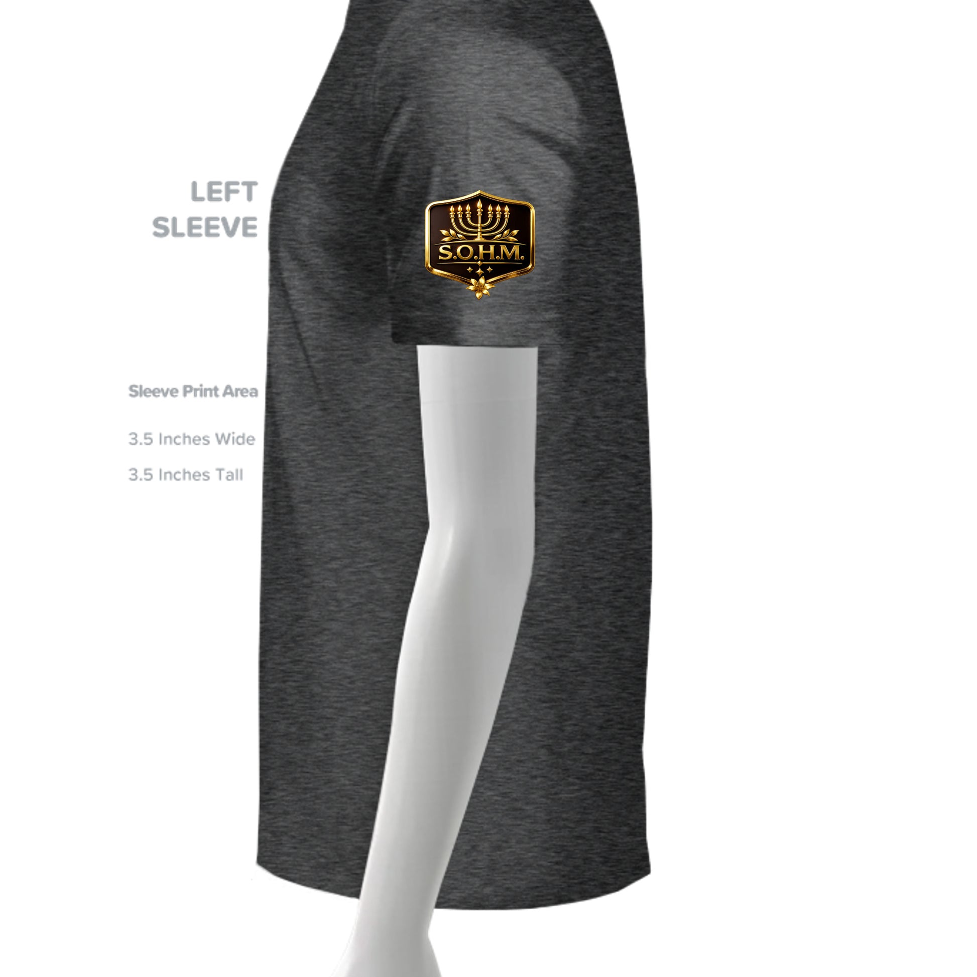 DARK HEATHER - G200 - SLEEVE_LEFT