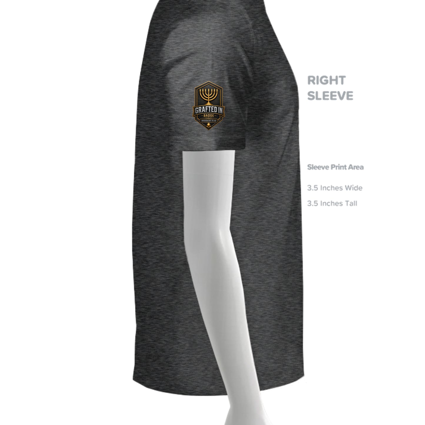 DARK HEATHER - G200 - SLEEVE_RIGHT