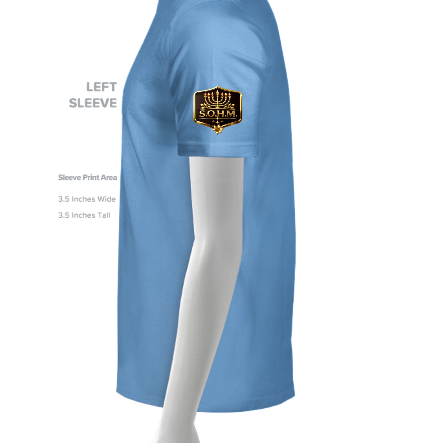 CAROLINA BLUE - G200 - SLEEVE_LEFT