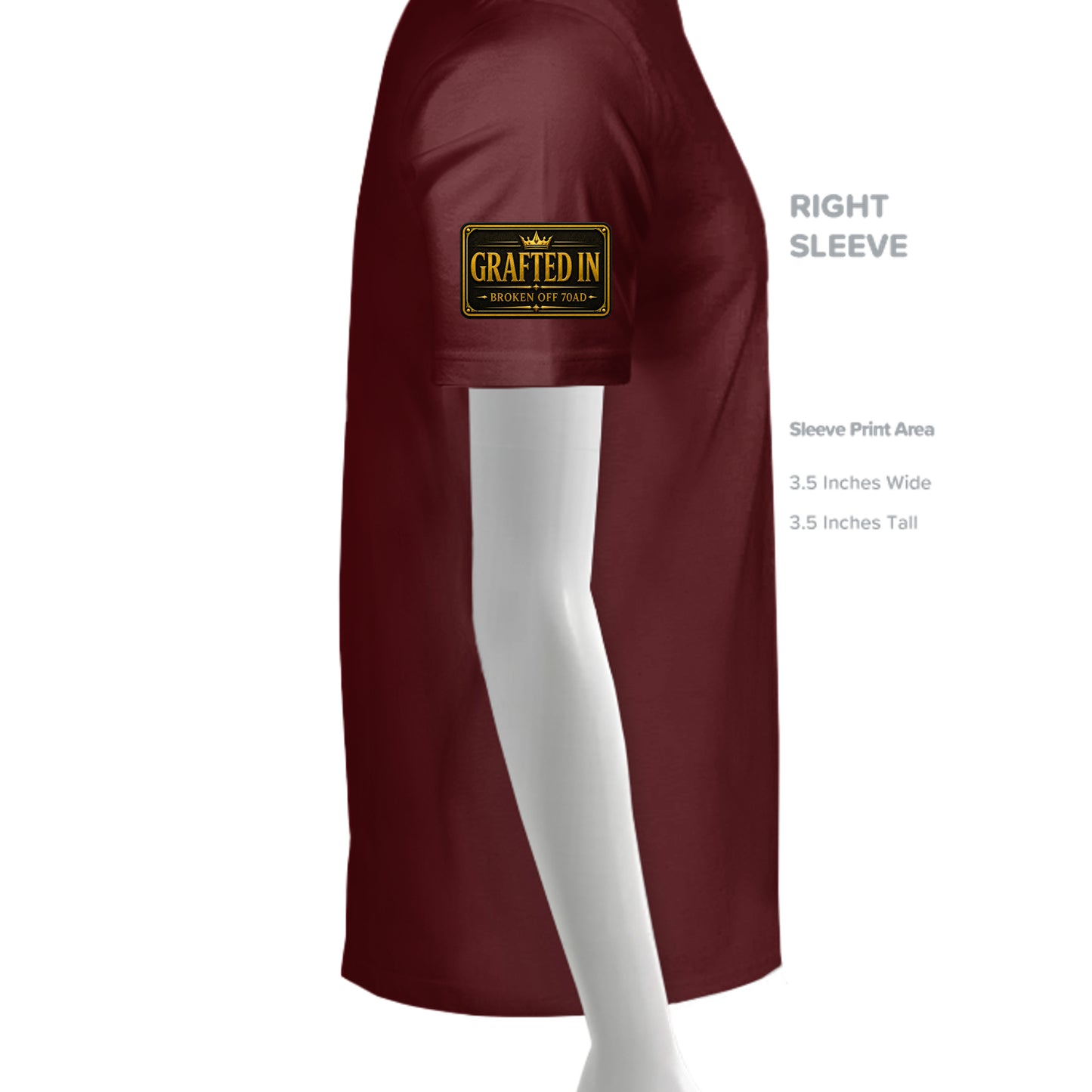 MAROON - G200 - SLEEVE_RIGHT