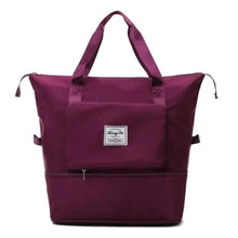4348 WC VIP Luggage Bag Wine Red Foldable Travel Bag